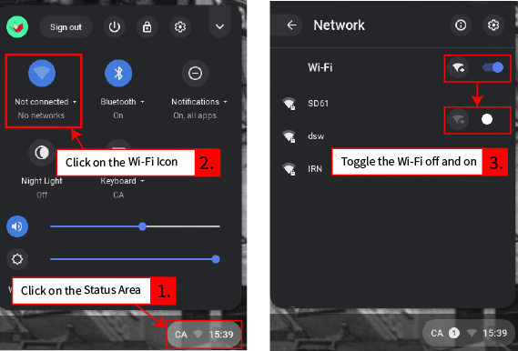 chrome battery status device code