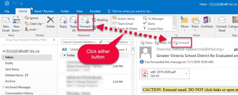 outlook 2016 send as another user